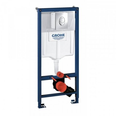 Инсталляция для унитаза GROHE Rapid SL 38721001, комплект 3 в 1, монтажная высота 1.13 м (Грое) 