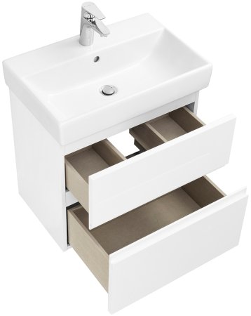 Тумба под раковину Roca Oleta 60 A857639806 подвесная Белый глянец 