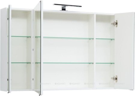 Зеркало-шкаф Aquanet Остин 120 белый 