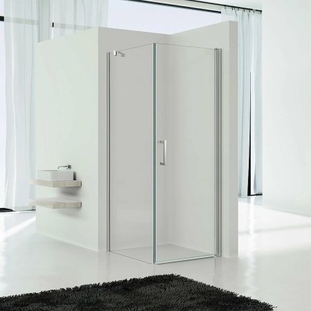 Душевой уголок Vincea Orta 100х80 VSR-1O8010CL профиль Хром стекло прозрачное 