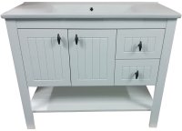 Тумба с раковиной Azario Briston 100 CS00058283 Белая