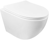 Унитаз Azario Grado AZ-0046 подвесной Белый с сиденьем Микролифт Унитаз Azario Grado AZ-0046 подвесной Белый с сиденьем Микролифт