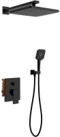 Душевая система Vincea Next VSFW-1N1MB Черная матовая