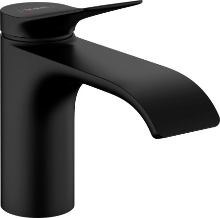 Смеситель Hansgrohe Vivenis 80 75012670 для раковины, матовый черный 