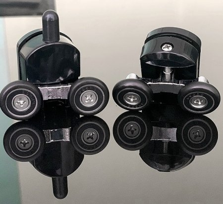 Душевой уголок Abber Schwarzer Diamant 80х100 AG30100B-S80B профиль Черный стекло прозрачное 