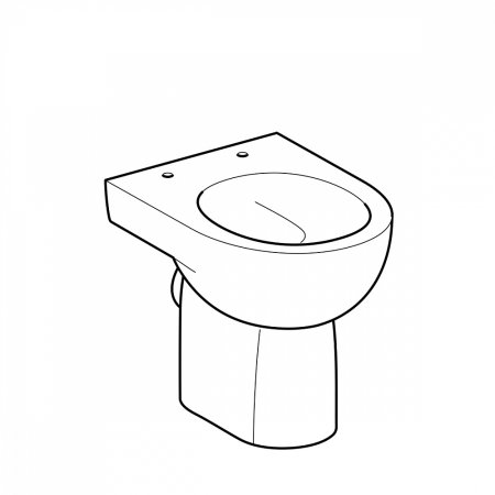 Унитаз приставной Geberit Renova 213010000 