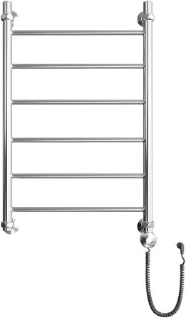 Полотенцесушитель электрический ДВИН J Electro лесенка 80/50, ТЭН справа, хром 