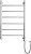 Полотенцесушитель электрический ДВИН J Electro лесенка 80/50, ТЭН справа, хром 