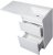 Тумба под раковину Style Line Даллас 115 Люкс Plus Белая глянцевая 