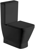 Унитаз компакт WeltWasser Rotbach 001 MT-BL 10000003793 Черный матовый с бачком и сиденьем Микролифт Унитаз компакт WeltWasser Rotbach 001 MT-BL 10000003793 Черный матовый с бачком и сиденьем Микролифт