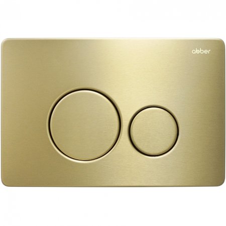 Клавиша смыва Abber AC0121MMG Золото матовое 