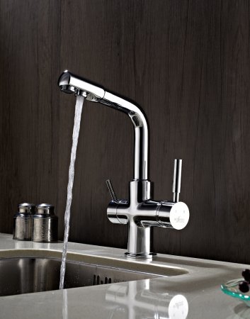 Смеситель для кухни Rossinka Z35-31 Хром 