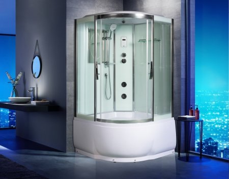 Душевая кабина WeltWasser WW500 Emmer 12055 120x120 10000003289 профиль Хром стекло прозрачное 