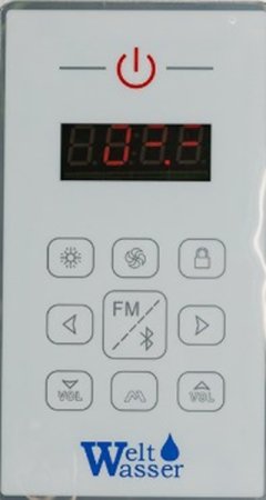 Душевая кабина WeltWasser WW500 Emmer 12055 120x120 10000003289 профиль Хром стекло прозрачное 