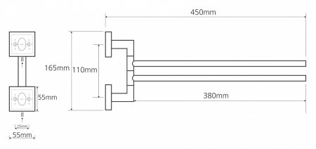 Полотенцедержатель Bemeta Beta 132204102 