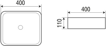 Раковина-чаша WeltWasser Elbach 2179 M838 40 10000004547 Мрамор 