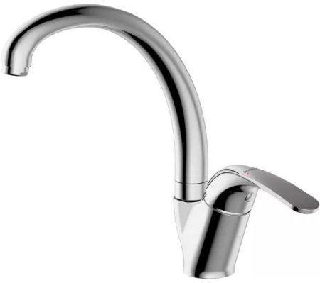 Смеситель для кухни Bravat FIT F7135188CP-1-RUS, хром 