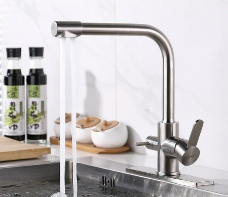 Смеситель для кухни Gappo G4399-1 Нержавеющая сталь 