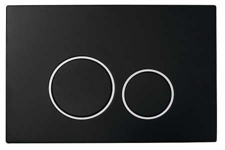 Кнопка смыва Boheme BLACK CHROMO 662 хром/черный 