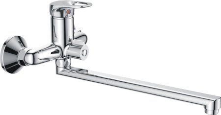 Смеситель для ванны длинный излив HAIBA HB2237-K 