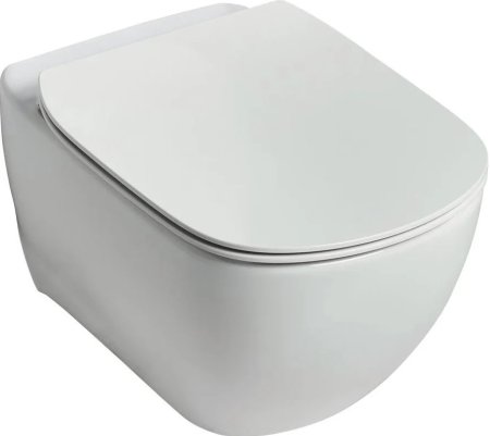 Унитаз подвесной Ideal Standard Tesi T355101 безободковый, с микролифтом 
