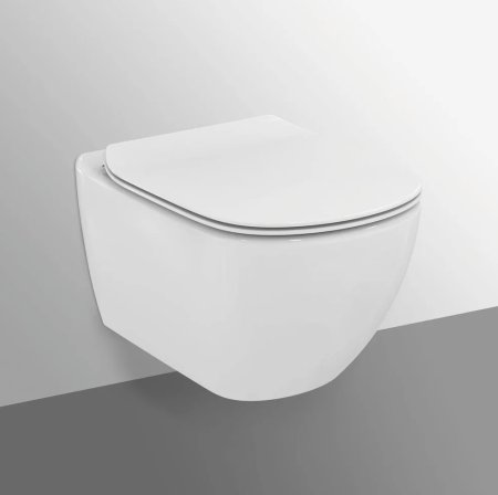 Унитаз подвесной Ideal Standard Tesi T355101 безободковый, с микролифтом 