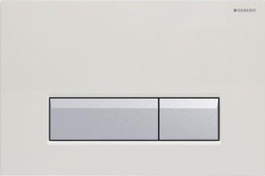 Кнопка смыва Geberit Sigma 40 115.600.SI.1 со встроенной системой удаления запахов 