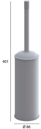 Ершик для унитаза Boheme Uno 10984-MG Золото матовое 