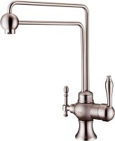 Смеситель для кухонной мойки Zorg Sanitary ZR 345 YF Nickel