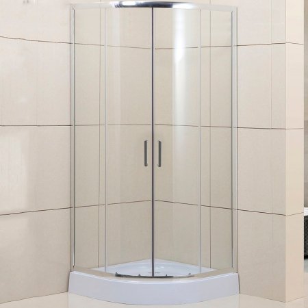 Душевой уголок BelBagno Uno 95х95 UNO-195-R-2-95-C-Cr профиль Хром стекло прозрачное 