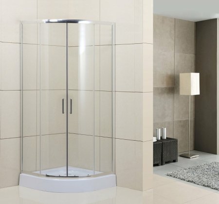 Душевой уголок BelBagno Uno 95х95 UNO-195-R-2-95-C-Cr профиль Хром стекло прозрачное 