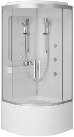 Душевая кабина AM.PM Like Deep 90x90 W80C-019A-090MTA с гидромассажем 