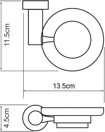 Мыльница WasserKRAFT Donau K-9429 