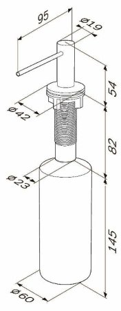 Дозатор для жидкого мыла AM.PM Gem A9037200 Хром 
