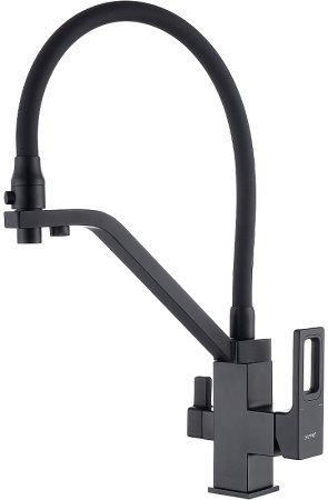 Смеситель для кухни Gappo G17-6 G4317-6 Черный матовый 