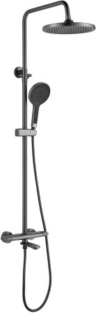 Душевая система Rose R3936T, оружейная сталь 