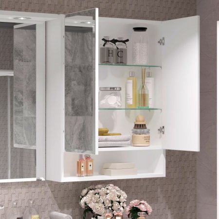Зеркальный шкаф Opadiris Фреш 61 00-00002128 Белый 