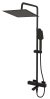 Душевая стойка WasserKRAFT Thermo A29901 с термостатом, черный матовый 