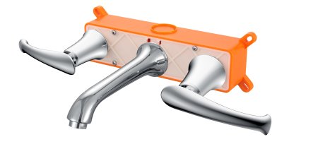 Смеситель встраиваемый для раковины AltroBagno Beatrice 010601 Cr Хром 