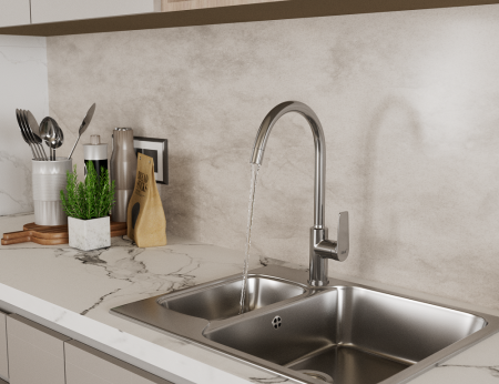 Смеситель DK для кухни высокий Bayern.Fürth (DA1522401) 