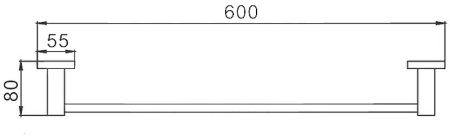 Полотенцедержатель Frap F303 F30301 Сатин 