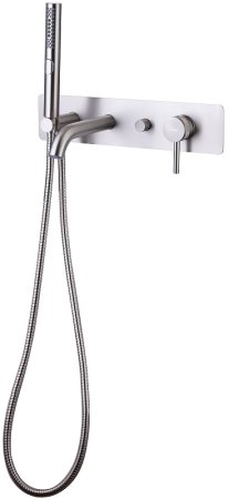 Смеситель для ванны Allen Brau Priority 5.31006-BN Никель брашированный 