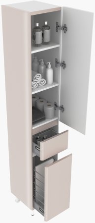 Колонна универсальная STYLE LINE "Атлантика 35" с корзиной, Люкс Плюс карамель 