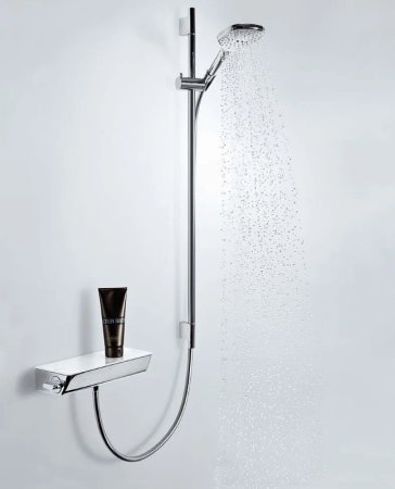 Смеситель для душа Hansgrohe Ecostat Select 13111400 с термостатом Белый Хром 