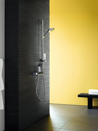 Смеситель для душа Hansgrohe Ecostat Select 13111400 с термостатом Белый Хром 