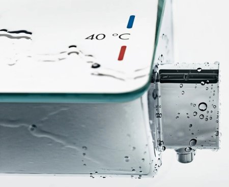 Смеситель для душа Hansgrohe Ecostat Select 13111400 с термостатом Белый Хром 