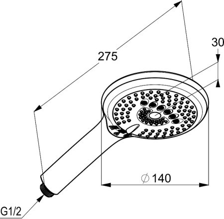 Душевая система Kludi Bozz 386710576 Хром 