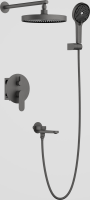 Душевая система BELZ встроенная оружейная сталь (B80713-3)