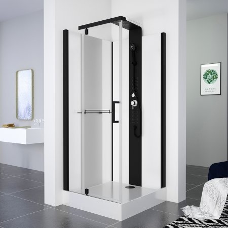 Душевая кабина Black&White Galaxy G8702 90x90 8702900 с гидромассажем 