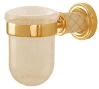 Стакан для зубных щеток Boheme Murano 10904-W-G Золото